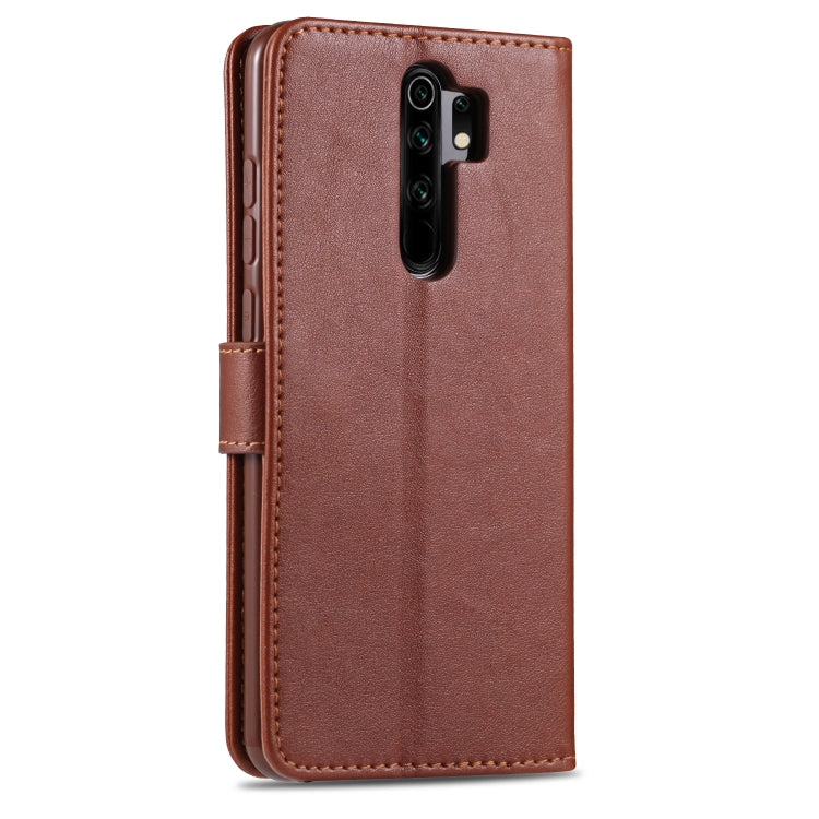 AZNS Sheepskin Texture ซองหนังพลิกแนวนอนพร้อมตัวยึดและช่องเสียบการ์ดและกระเป๋าสตางค์, For Xiaomi Redmi 9, For Huawei P Smart 2020