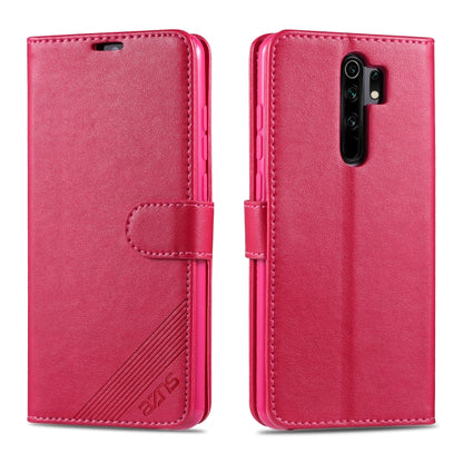 AZNS Sheepskin Texture ซองหนังพลิกแนวนอนพร้อมตัวยึดและช่องเสียบการ์ดและกระเป๋าสตางค์, For Xiaomi Redmi 9, For Huawei P Smart 2020