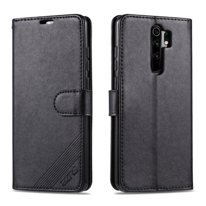 AZNS Sheepskin Texture ซองหนังพลิกแนวนอนพร้อมตัวยึดและช่องเสียบการ์ดและกระเป๋าสตางค์, For Xiaomi Redmi 9, For Huawei P Smart 2020
