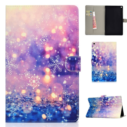 รูปแบบการวาดสีซองหนัง PU พลิกแนวนอนพร้อมตัวยึดและช่องเสียบการ์ด & ฟังก์ชั่นสลีป / ปลุก, For Samsung Galaxy Tab A 10.1 T580/T585 (2016), For Samsung Galaxy Tab S5e 10.5 T720 / T725, For Amazon Kindle Fire HD 8 2016/2017, For Amazon Kindle Fire HD 10 2017