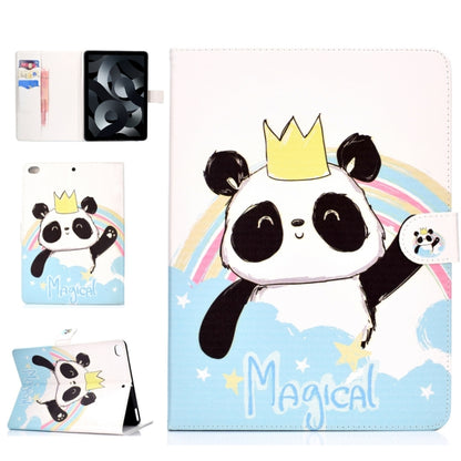 รูปแบบการวาดสีซองหนัง PU พลิกแนวนอนพร้อมตัวยึดและช่องเสียบการ์ด & ฟังก์ชั่นสลีป / ปลุก, For iPad mini1 / 2 / 3 / 4