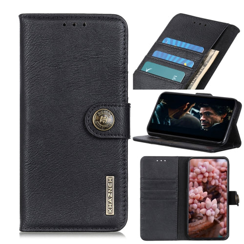 สำหรับ OnePlus Nord KHAZNEH Cowhide Texture ซองหนังพลิกแนวนอนพร้อมตัวยึดและช่องเสียบการ์ดและกระเป๋าสตางค์, For OnePlus Nord