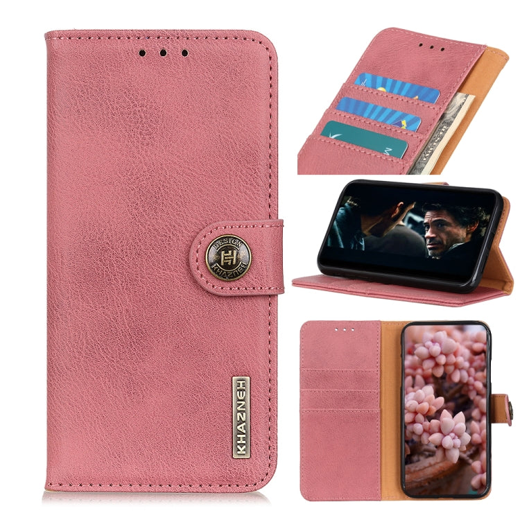 สำหรับ OnePlus Nord KHAZNEH Cowhide Texture ซองหนังพลิกแนวนอนพร้อมตัวยึดและช่องเสียบการ์ดและกระเป๋าสตางค์, For OnePlus Nord
