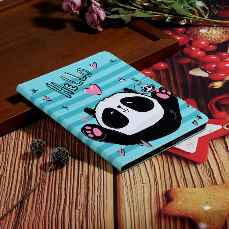 รูปแบบการวาดสีซองหนัง PU พลิกแนวนอนพร้อมตัวยึดและช่องเสียบการ์ด & ฟังก์ชั่นสลีป / ปลุก, For iPad Pro 11 (2020), For iPad Pro 11 inch (2018), For iPad 10.2, For iPad Pro10.5 inch