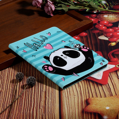 รูปแบบการวาดสีซองหนัง PU พลิกแนวนอนพร้อมตัวยึดและช่องเสียบการ์ด & ฟังก์ชั่นสลีป / ปลุก, For iPad Pro 11 (2020), For iPad Pro 11 inch (2018), For iPad 10.2, For iPad Pro10.5 inch
