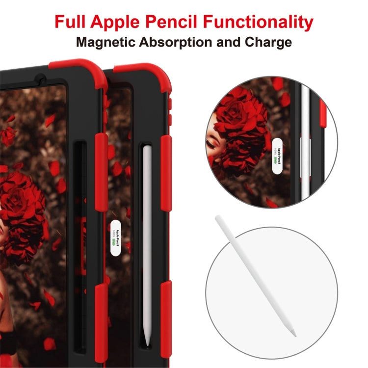 สำหรับ iPad Pro 12.9 (2018) / (2020) เคสซิลิโคนสองสีกันกระแทกพร้อมตัวยึด, For iPad Pro 12.9 (2018) / (2020)