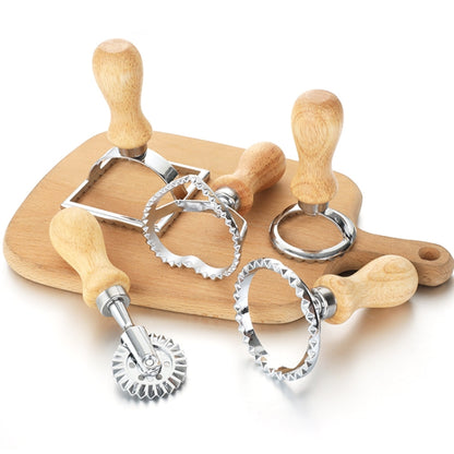 โลหะผสมสังกะสีบิสกิตแม่พิมพ์เค้กเบเกอรี่ครัวเครื่องมือ, Small Round, Large Round, Square, Heart, Short Handle Wheel, Long Handle Wheel