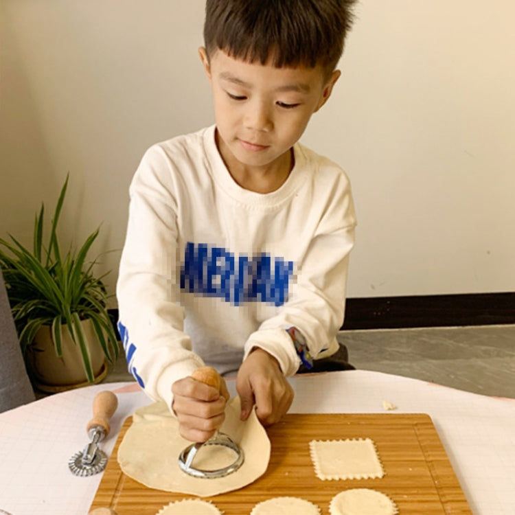 โลหะผสมสังกะสีบิสกิตแม่พิมพ์เค้กเบเกอรี่ครัวเครื่องมือ, Small Round, Large Round, Square, Heart, Short Handle Wheel, Long Handle Wheel