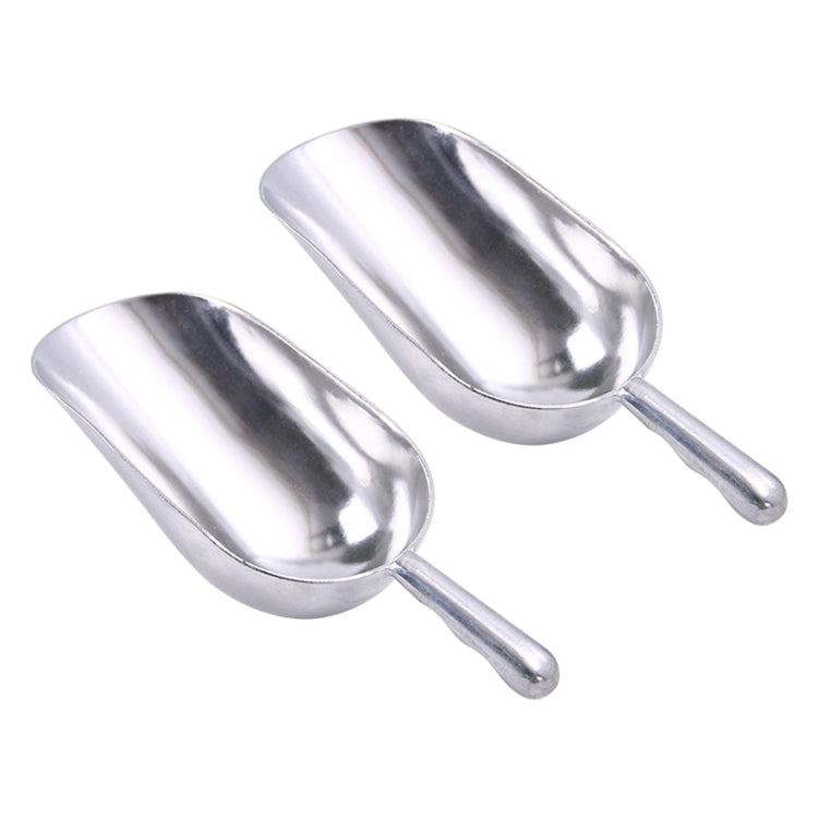 2 PCS Stainless Steel Multifunctional Shovel Aluminium Alloy Ice Shovel Food Tea Shovel Tea Spoon, M