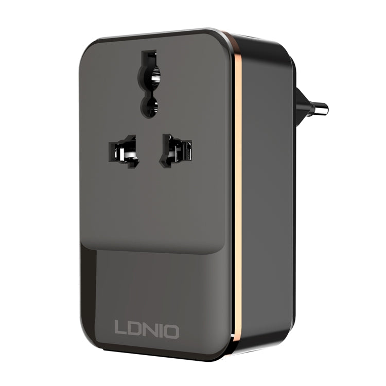 LDNIO SC1205 ซ็อกเก็ตการแปลงสากล + QC3.0 USB + อินเทอร์เฟซ USB เครื่องชาร์จเดินทางมัลติฟังก์ชั่เครื่องชาร์จโทรศัพท์มือถือ, ปลั๊ก EU