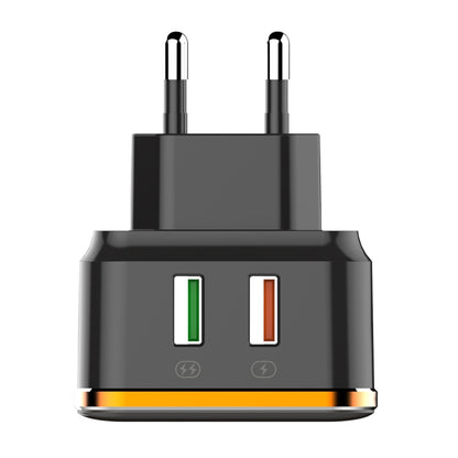 LDNIO SC1205 ซ็อกเก็ตการแปลงสากล + QC3.0 USB + อินเทอร์เฟซ USB เครื่องชาร์จเดินทางมัลติฟังก์ชั่เครื่องชาร์จโทรศัพท์มือถือ, ปลั๊ก EU