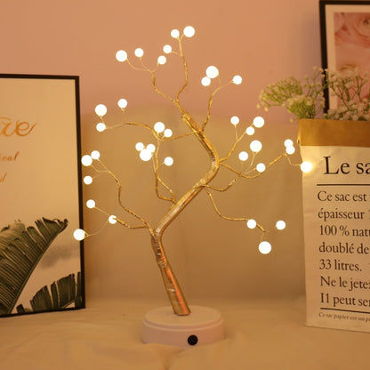 36 LEDs ลวดทองแดงลวดมุกโคมไฟตั้งโต๊ะตกแต่งสร้างสรรค์การควบคุมแบบสัมผัสไฟกลางคืน (แสงวอร์มไวท์), 36 LEDs Warm White, 36 LEDs Pink Light, 108 LEDs Warm White, 108 LEDs Pink Light, 108 LEDs White Light, 108 LEDs Colorful Light, 48 LEDs Warm White         ...