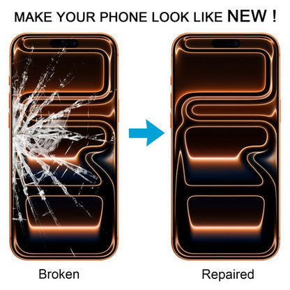 เลนส์กระจกด้านนอกหน้าจอด้านหน้าพร้อมกาวใส OCA, For iPhone 17 Pro Max, For iPhone 17 Pro, For iPhone 17, For iPhone Air, For iPhone 16e, For iPhone 16 Pro Max, For iPhone 16 Pro, For iPhone 16 Plus, For iPhone 16, For iPhone 15 Pro Max, For iPhone 15 Pl...