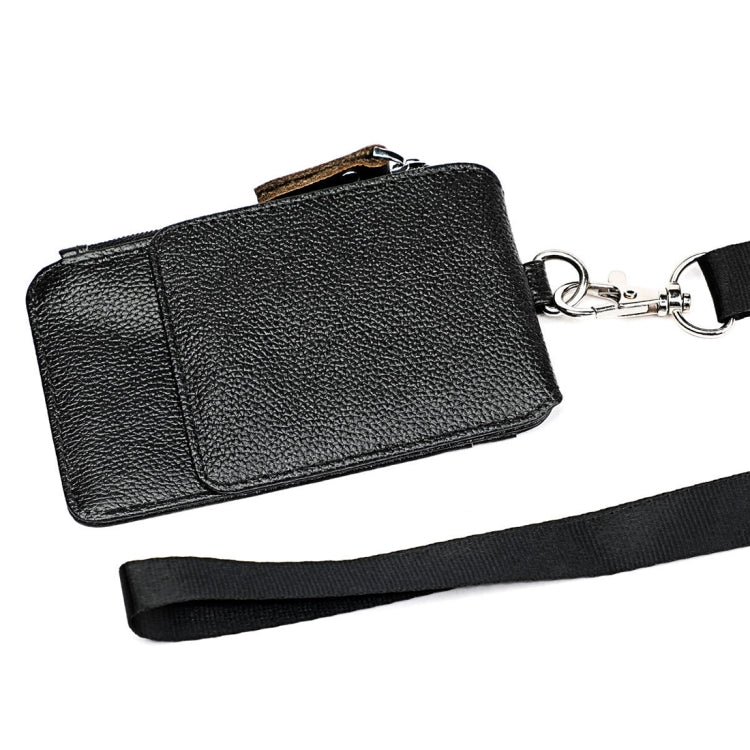 KB172 ผู้ถือบัตรหนัง RFID Antimagnetic Office Work Certificate Case Chest Card, KB172