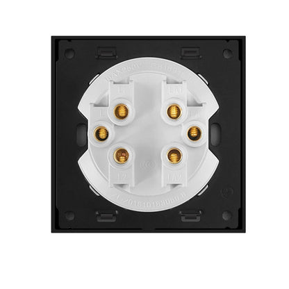 แผงสวิตช์กระจกนิรภัย LED แบบกลม 86 มม., กระจกทรงกลมสีเทา, One Open Dual Control, Two Billing Control, Two Open Dual Control, Three Billing Control, Three Open Dual Control, Four Billing Control, Four Open Dual Control, One Open Multiple Control        ...