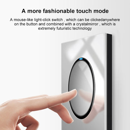แผงสวิตช์กระจกนิรภัย LED แบบกลม 86 มม., กระจกทรงกลมสีเทา, One Open Dual Control, Two Billing Control, Two Open Dual Control, Three Billing Control, Three Open Dual Control, Four Billing Control, Four Open Dual Control, One Open Multiple Control        ...