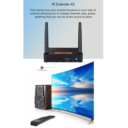 Measy FHD656 Mini 1080P HDMI 1.4 HD เครื่องส่งสัญญาณภาพและเสียงไร้สาย ตัวรับ Extender Transmission System, ระยะการส่ง: 100m,, US Plug, EU Plug, AU Plug, UK Plug