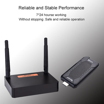 Measy FHD656 Mini 1080P HDMI 1.4 HD เครื่องส่งสัญญาณภาพและเสียงไร้สาย ตัวรับ Extender Transmission System, ระยะการส่ง: 100m,, US Plug, EU Plug, AU Plug, UK Plug