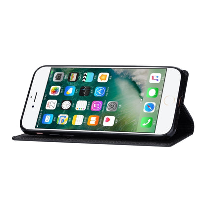 ซองหนังพลิกแนวนอนแม่เหล็กบางเฉียบแวววาวพร้อมตัวยึดและช่องเสียบการ์ด, For iPhone 6 Plus, For iPhone 8 / 7, For iPhone 8 Plus / 7 Plus, For iPhone 11, For iPhone 11 Pro, For iPhone 11 Pro Max, For iPhone X / XS, For iPhone XS Max