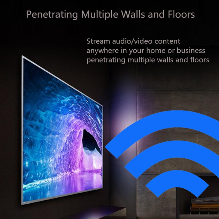 Measy FHD656 Nano 1080P HDMI 1.4 HD Wireless Audio Video Double Mini เครื่องส่งสัญญาณ ตัวรับ Extender Transmission System, ระยะการส่ง: 100m,, US Plug, EU Plug, AU Plug, UK Plug