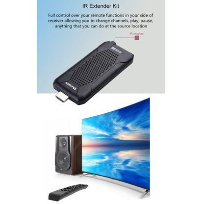 Measy FHD656 Nano 1080P HDMI 1.4 HD Wireless Audio Video Double Mini เครื่องส่งสัญญาณ ตัวรับ Extender Transmission System, ระยะการส่ง: 100m,, US Plug, EU Plug, AU Plug, UK Plug