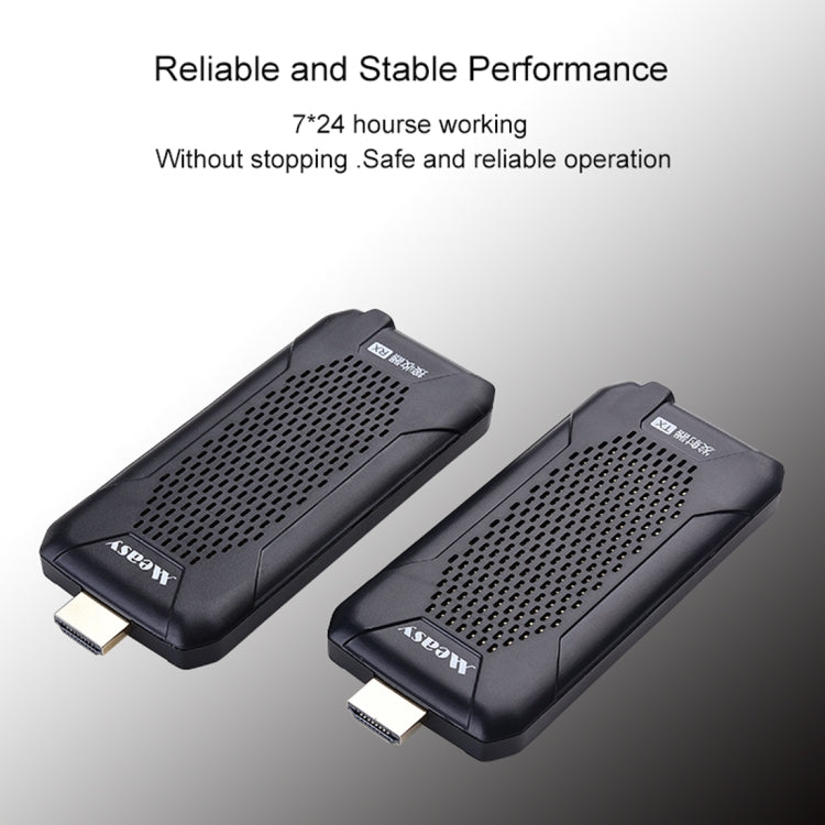 Measy FHD656 Nano 1080P HDMI 1.4 HD Wireless Audio Video Double Mini เครื่องส่งสัญญาณ ตัวรับ Extender Transmission System, ระยะการส่ง: 100m,, US Plug, EU Plug, AU Plug, UK Plug