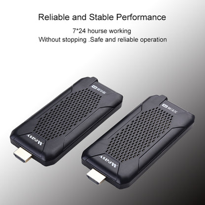 Measy FHD656 Nano 1080P HDMI 1.4 HD Wireless Audio Video Double Mini เครื่องส่งสัญญาณ ตัวรับ Extender Transmission System, ระยะการส่ง: 100m,, US Plug, EU Plug, AU Plug, UK Plug