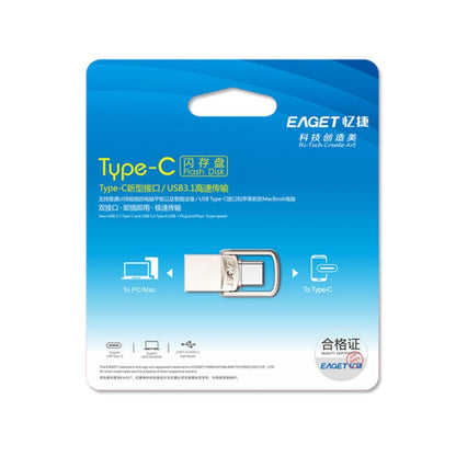 อินเทอร์เฟซ USB 3.1 + USB-C Metal Twister Flash U Disk, มาตรฐาน, 128G