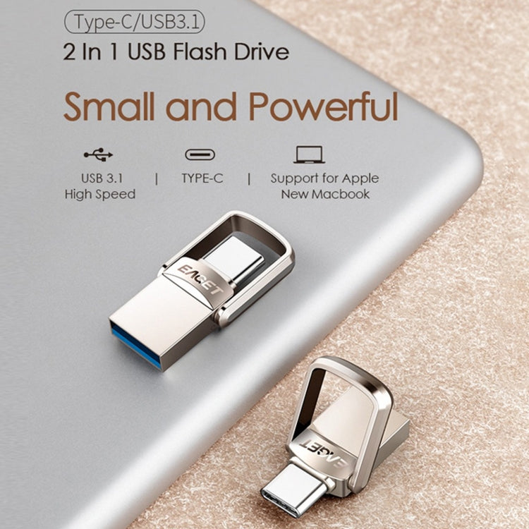 อินเทอร์เฟซ USB 3.1 + USB-C Metal Twister Flash U Disk, มาตรฐาน, 128G