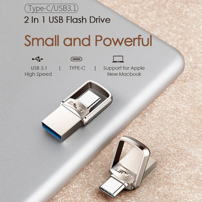 อินเทอร์เฟซ USB 3.1 + USB-C Metal Twister Flash U Disk, มาตรฐาน, 128G