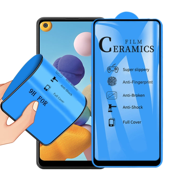 2.5D Full Glue Full Cover ฟิล์มเซรามิค, For Xiaomi Mi 9T, For Xiaomi Redmi K30, For Samsung Galaxy A01, For Xiaomi Redmi Note 8, For Samsung Galaxy A21, For Samsung Galaxy A20s, For Xiaomi Redmi Note 8 Pro, For Samsung Galaxy A30s, For Samsung Galaxy A...