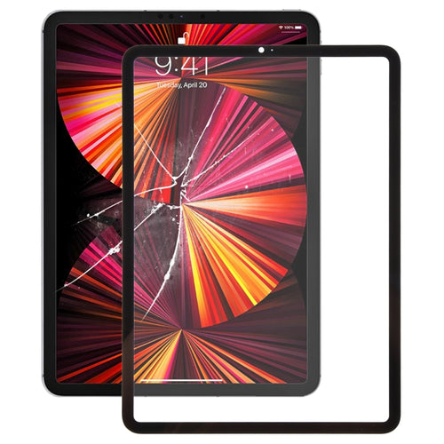 เลนส์กระจกด้านนอกหน้าจอด้านหน้าพร้อมกาวใส OCA, For iPad Pro 11 2021 2022, For iPad Air 5, For iPad mini 6, For iPad Air 4, For iPad Pro 11 2018 2020, For iPad Pro 12.9 2018 2020, For iPad Pro 9.7