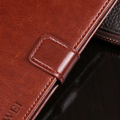 idewei Crazy Horse Texture ซองหนังพลิกแนวนอนพร้อมตัวยึดและช่องเสียบการ์ดและกระเป๋าสตางค์, For OPPO Reno4 5G, For OPPO Reno4 Pro 5G, For OPPO Realme C11