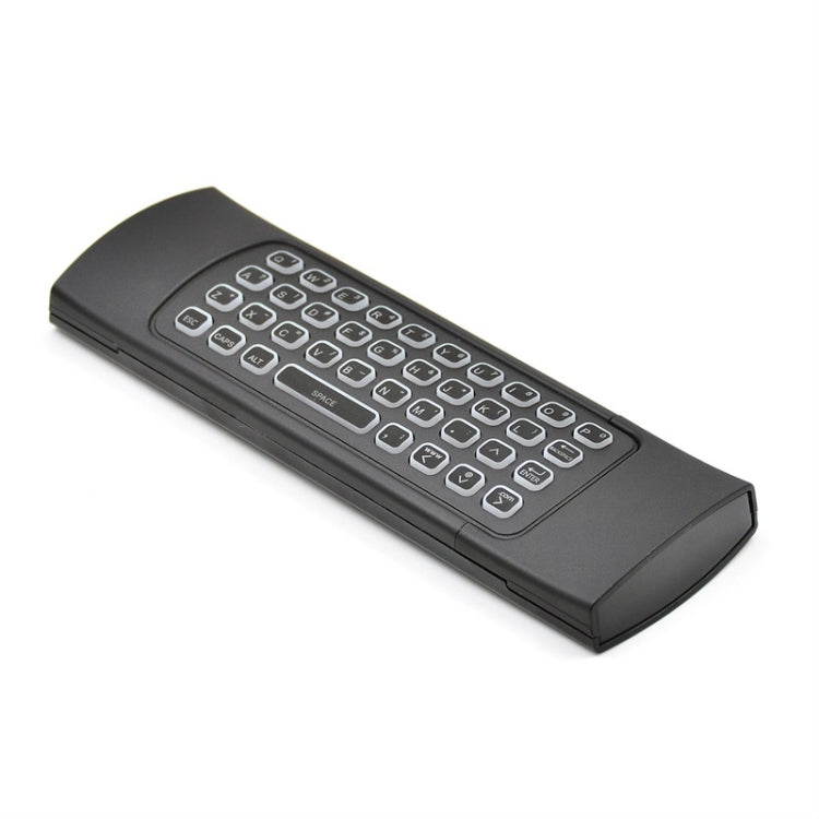MX3 2.4GHz Fly Air Mouse คีย์บอร์ดไร้สายแบ็คไลท์ LED รีโมทคอนโทรลพร้อม Gyroscope สำหรับ Android TV Box / PC
