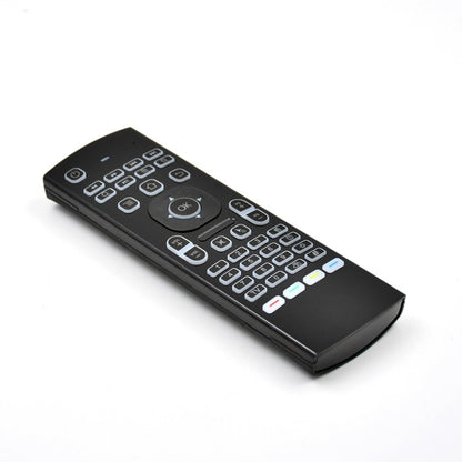 MX3 2.4GHz Fly Air Mouse คีย์บอร์ดไร้สายแบ็คไลท์ LED รีโมทคอนโทรลพร้อม Gyroscope สำหรับ Android TV Box / PC