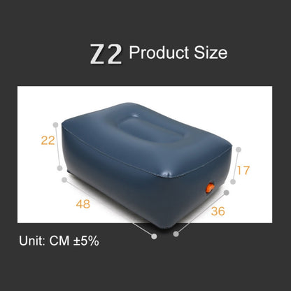 Universal Car Travel เก้าอี้เป่าลม, Z2 PVC Trapezoidal Inflatable Stool, Z4 PVC Small Square Stool, Z44Q1 2xSmall Square Stool + Car Pump