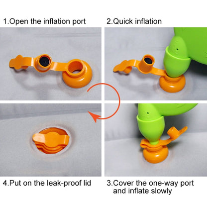 Universal Car Travel เก้าอี้เป่าลม, Z2 PVC Trapezoidal Inflatable Stool, Z4 PVC Small Square Stool, Z44Q1 2xSmall Square Stool + Car Pump