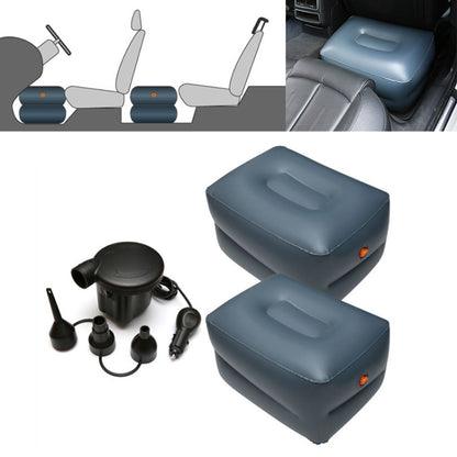 Universal Car Travel เก้าอี้เป่าลม, Z2 PVC Trapezoidal Inflatable Stool, Z4 PVC Small Square Stool, Z44Q1 2xSmall Square Stool + Car Pump