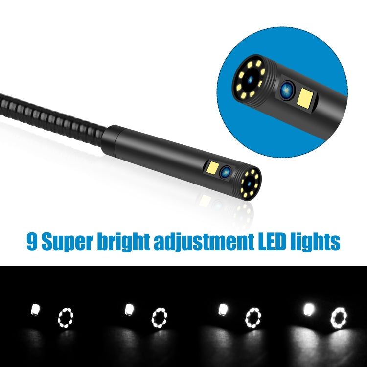 F280 1080P IP68 กล้องสองกล้องกันน้ำแบบดิจิตอล WiFi, 1m Snake Tube, 3m Snake Tube, 5m Snake Tube