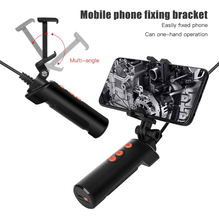 F280 1080P IP68 กล้องสองกล้องกันน้ำแบบดิจิตอล WiFi, 1m Snake Tube, 3m Snake Tube, 5m Snake Tube