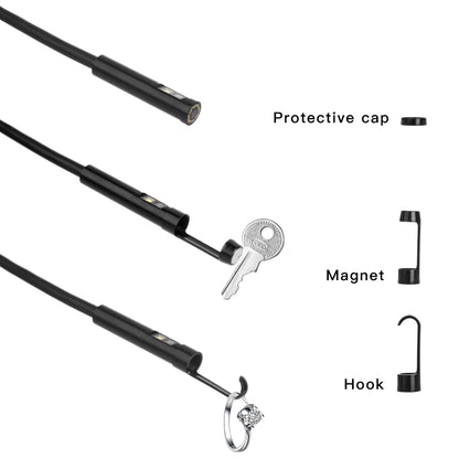 F280 1080P IP68 กล้องสองกล้องกันน้ำแบบดิจิตอล WiFi, 1m Snake Tube, 3m Snake Tube, 5m Snake Tube