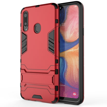 สำหรับ Samsung Galaxy A20s PC + เคสกันกระแทก TPU พร้อมตัวยึด