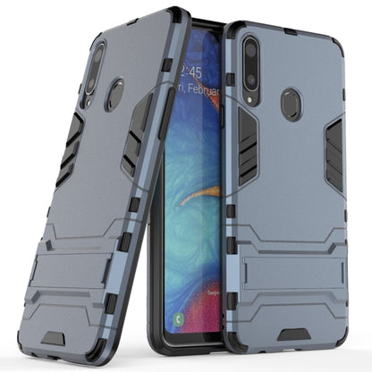 สำหรับ Samsung Galaxy A20s PC + เคสกันกระแทก TPU พร้อมตัวยึด