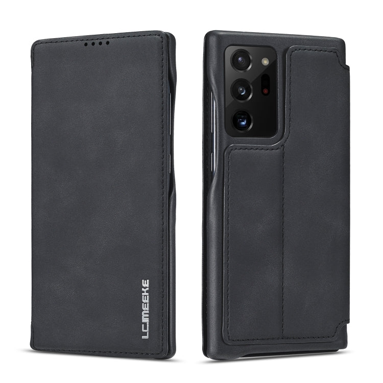 LC.IMEEKE Hon Ancient Series ซองหนังพลิกแนวนอนพร้อมตัวยึดและช่องเสียบการ์ด, For Samsung Galaxy Note20 Ultra, For Samsung Galaxy A11 EU Version