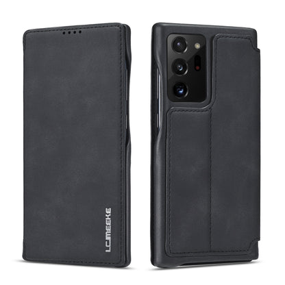 LC.IMEEKE Hon Ancient Series ซองหนังพลิกแนวนอนพร้อมตัวยึดและช่องเสียบการ์ด, For Samsung Galaxy Note20 Ultra, For Samsung Galaxy A11 EU Version
