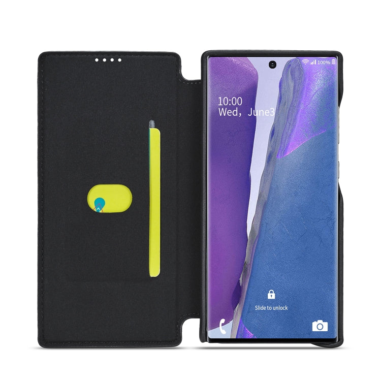 LC.IMEEKE Hon Ancient Series ซองหนังพลิกแนวนอนพร้อมตัวยึดและช่องเสียบการ์ด, For Samsung Galaxy Note20 Ultra, For Samsung Galaxy A11 EU Version