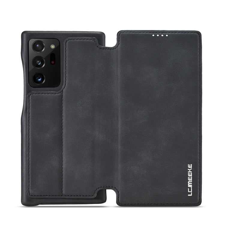 LC.IMEEKE Hon Ancient Series ซองหนังพลิกแนวนอนพร้อมตัวยึดและช่องเสียบการ์ด, For Samsung Galaxy Note20 Ultra, For Samsung Galaxy A11 EU Version