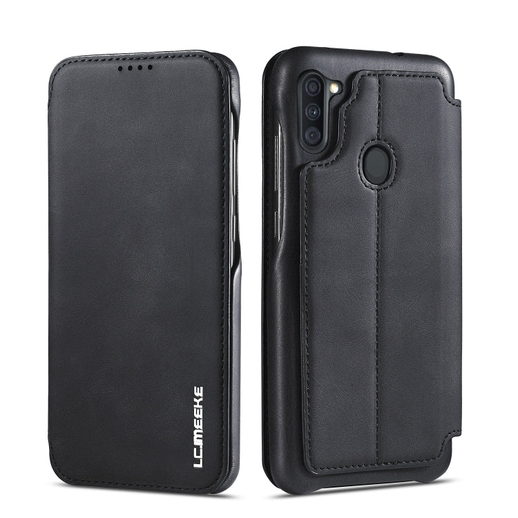LC.IMEEKE Hon Ancient Series ซองหนังพลิกแนวนอนพร้อมตัวยึดและช่องเสียบการ์ด, For Samsung Galaxy Note20 Ultra, For Samsung Galaxy A11 EU Version