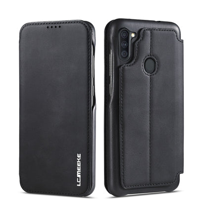 LC.IMEEKE Hon Ancient Series ซองหนังพลิกแนวนอนพร้อมตัวยึดและช่องเสียบการ์ด, For Samsung Galaxy Note20 Ultra, For Samsung Galaxy A11 EU Version