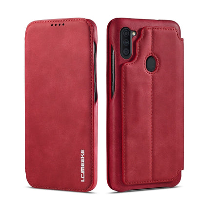 LC.IMEEKE Hon Ancient Series ซองหนังพลิกแนวนอนพร้อมตัวยึดและช่องเสียบการ์ด, For Samsung Galaxy Note20 Ultra, For Samsung Galaxy A11 EU Version